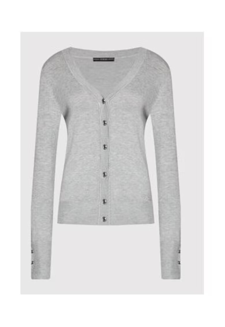GUESS Cardigan uni tricotat fin