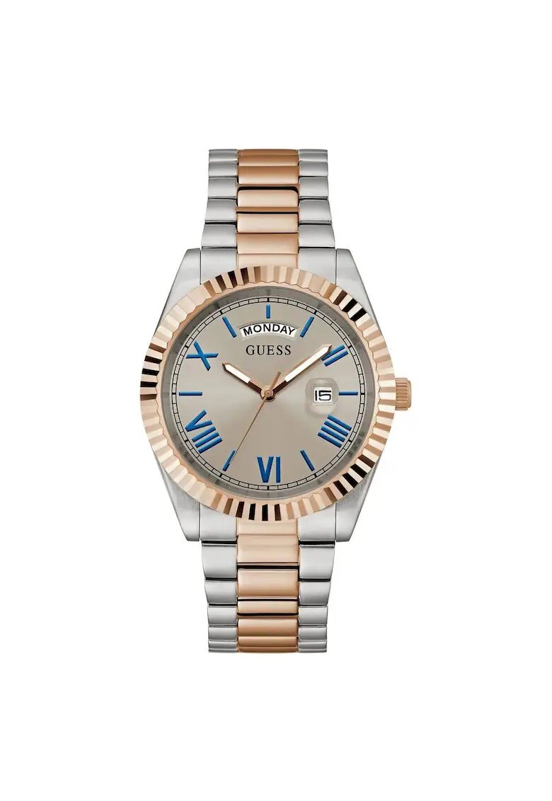 GUESS Ceas barbatesc model GW0265G13 - mecanism Quartz - 42mm - culoare argintie - curea din otel