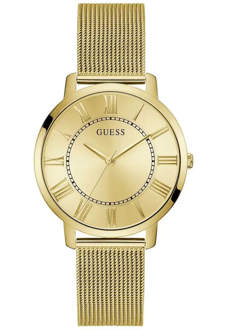 GUESS Ceas barbati GW0832G1 - 40mm - auriu - bratara mesh din inox - rezistent la apa 30m