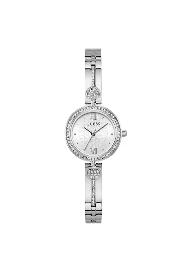GUESS Ceas dama 27 mm - curea otel argintie - carcasa otel argintie - rezistent la apa 3 ATM