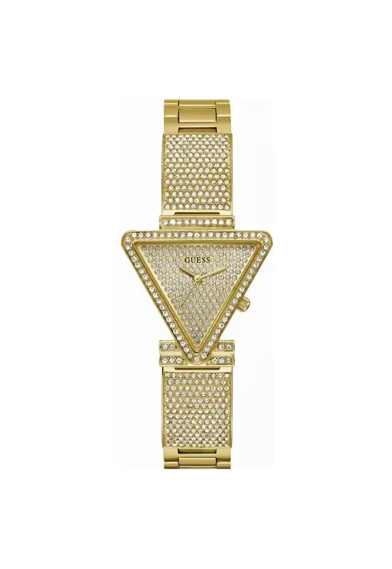 GUESS Ceas dama GW0644L2 - bransoleta galbena - 34x7mm - cadran champagne - cristale