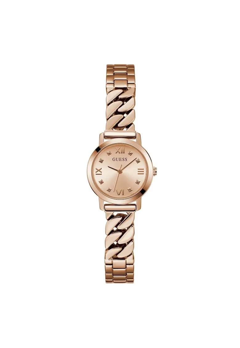 GUESS Ceas dama model GW0867L3 - mecanism quartz - rezistent la apa 3 ATM - culoare roz aurie - diametru 25 mm