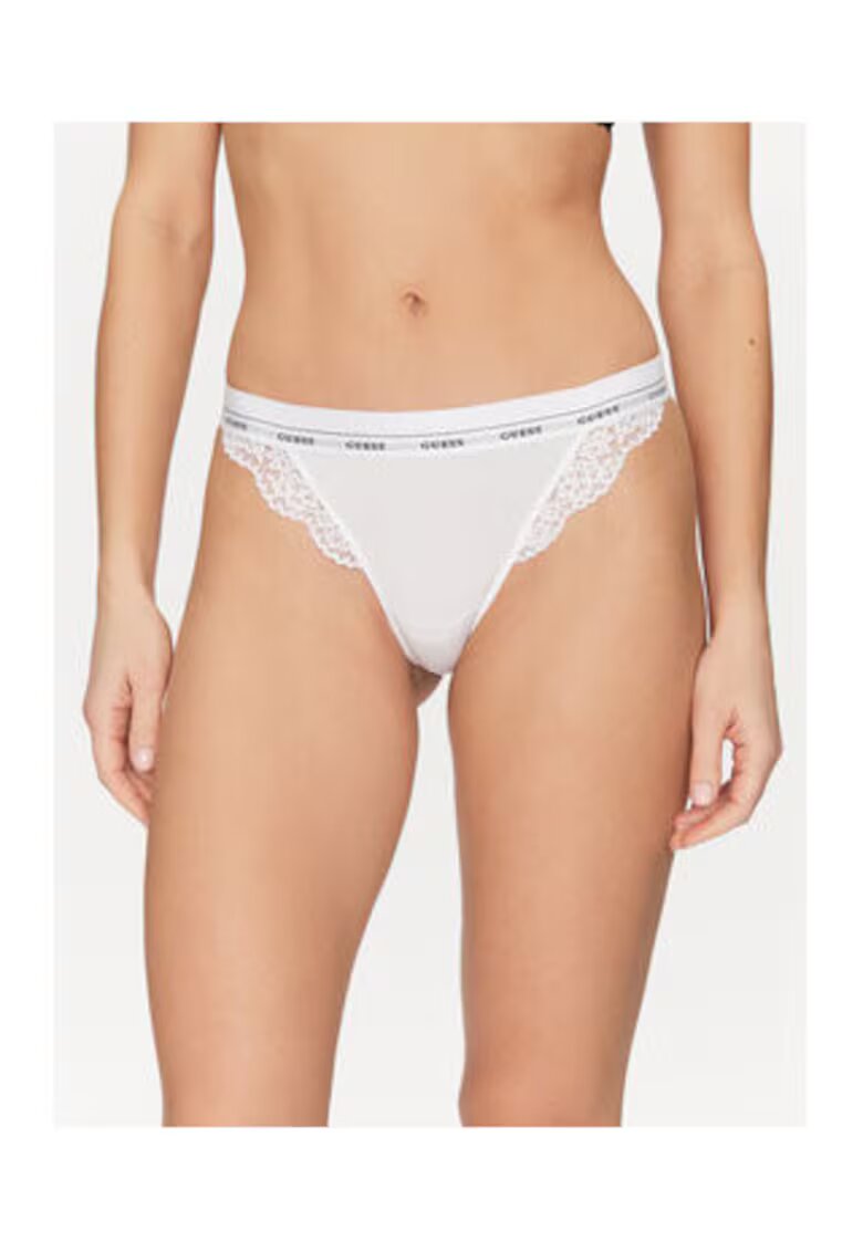 GUESS Chiloti brazilieni cu insertii de dantela -