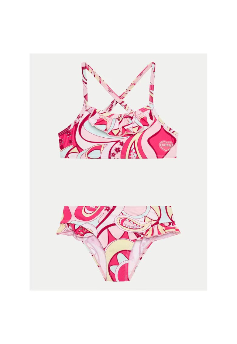 GUESS Costum de baie copii - 512439 - Roz - Poliamida