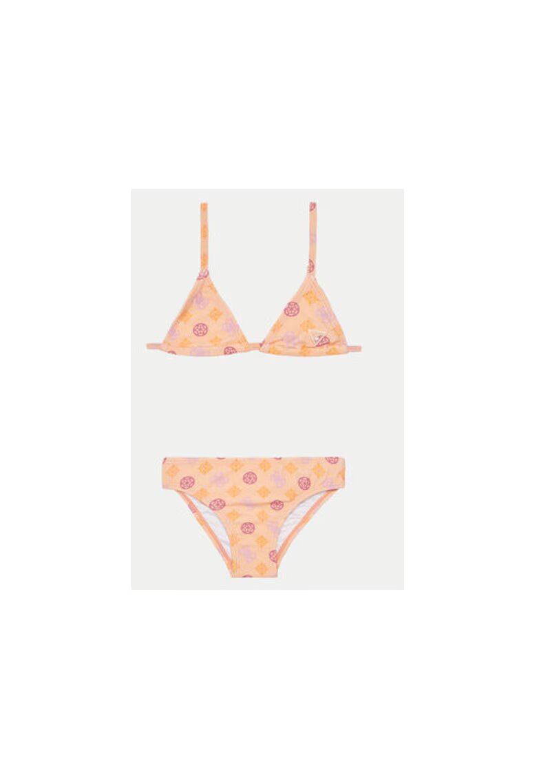 GUESS Costum de baie din doua piese cu monograma