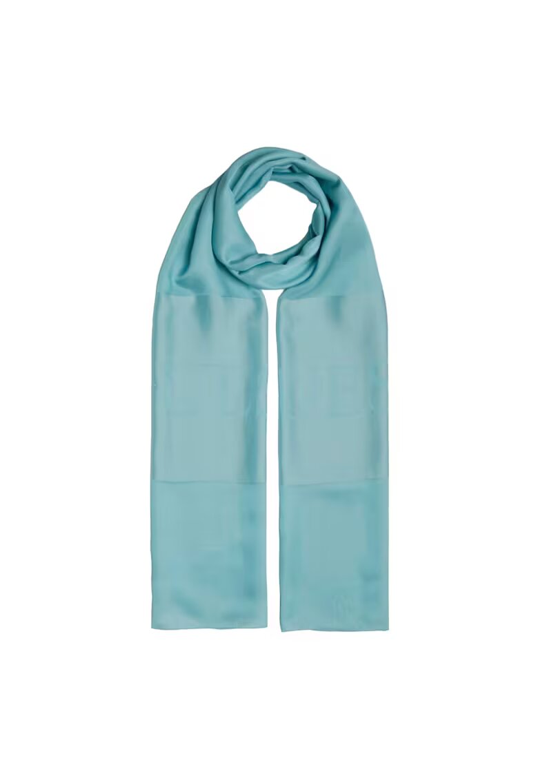 GUESS Fular dama - albastru - 45x190cm - viscoza