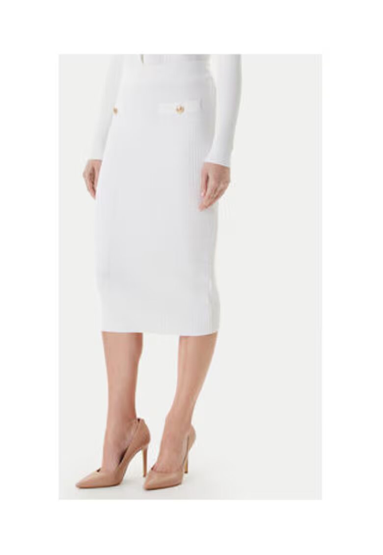 GUESS Fusta creion cu imprimeu uni