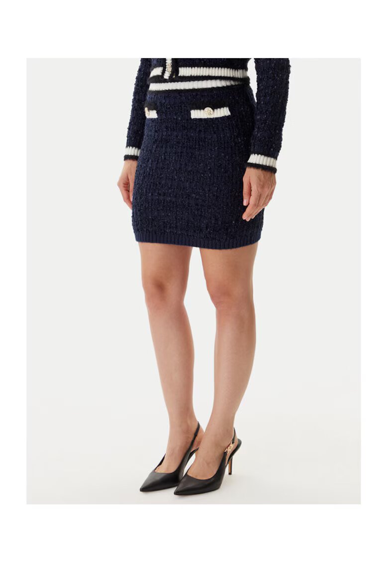 GUESS Fusta creion dama bleumarin - fabrica de calitate