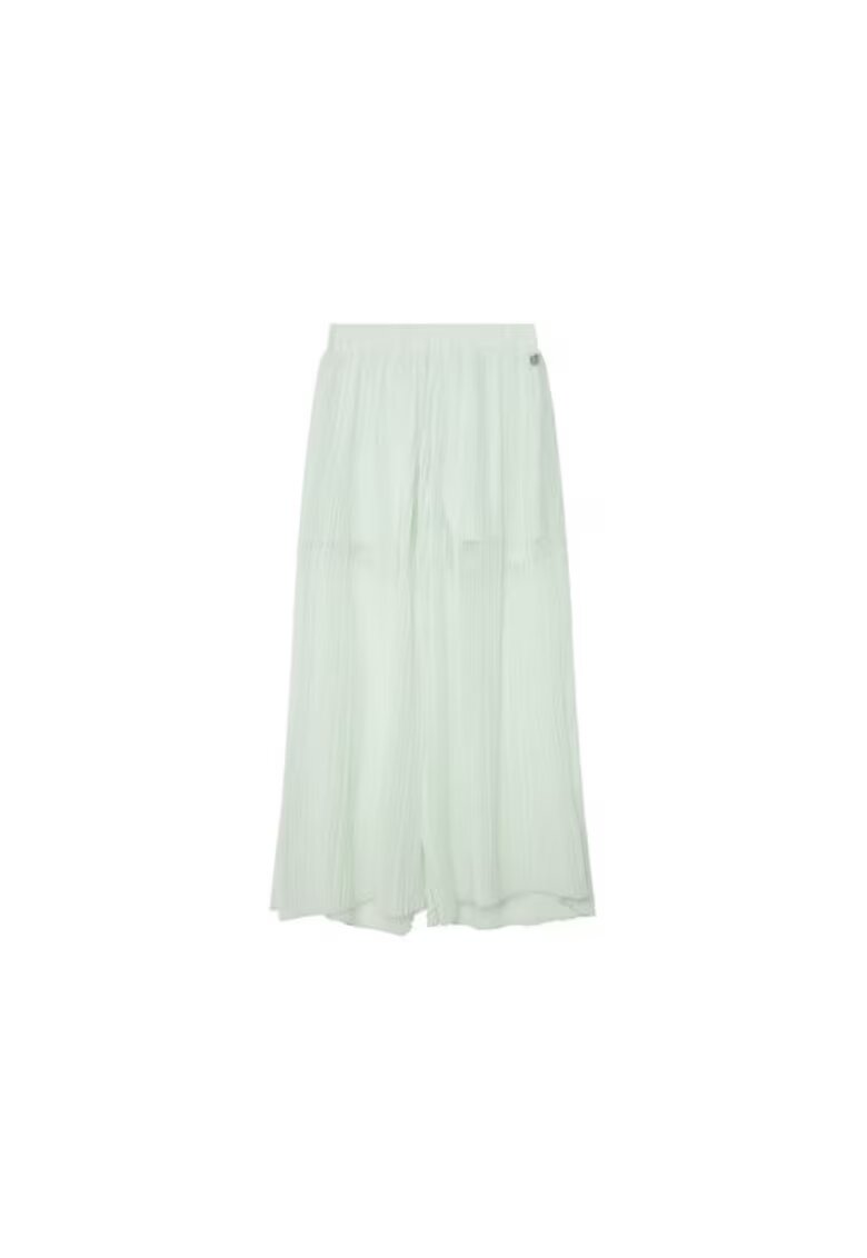 GUESS Fusta-pantaloni cu model plisat - verde pal