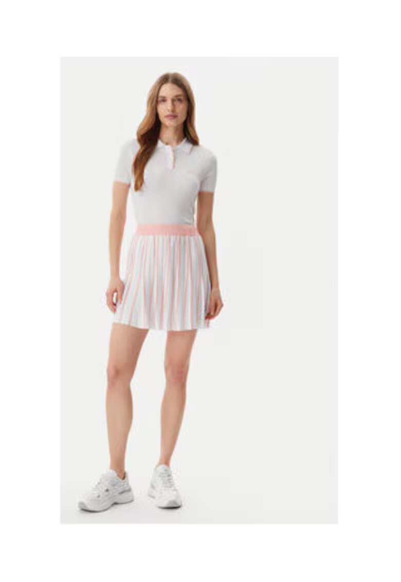 GUESS Fusta plisata mini cu dungi