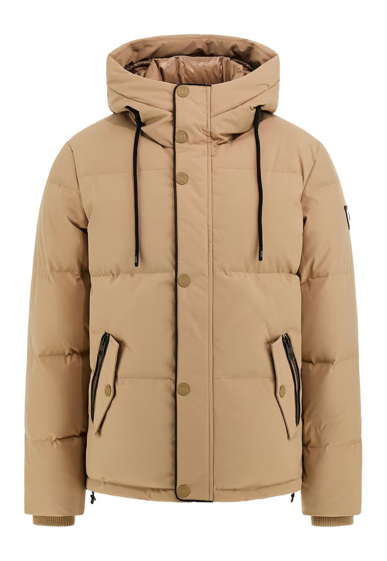 GUESS Geaca cu gluga - Maro camel
