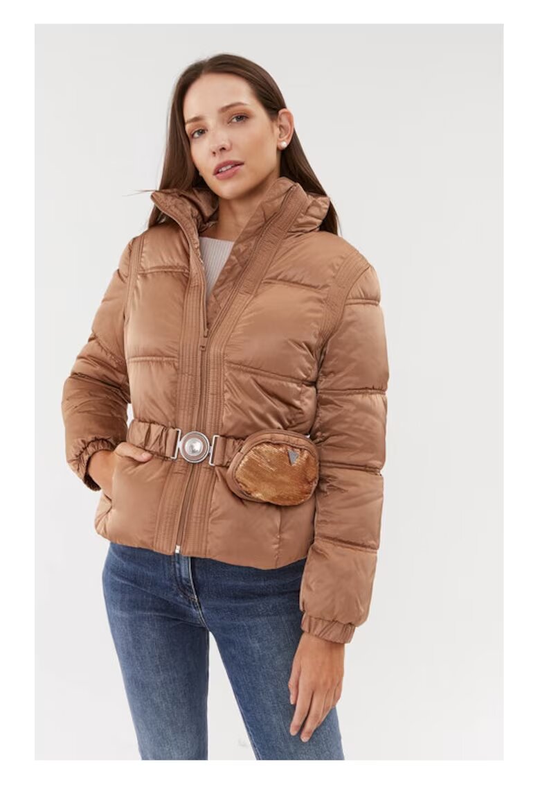 GUESS Geaca dama - 10591 - Maro - Poliester