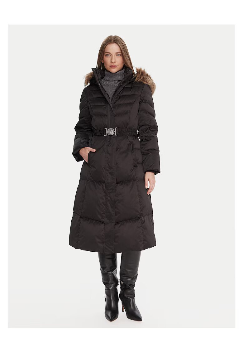 GUESS Geaca de puf dama negru - Negru