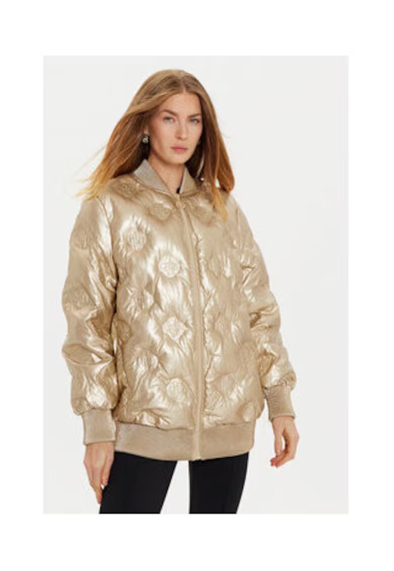 GUESS Geaca lejera cu model monogram