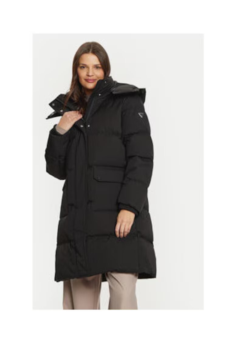 GUESS Geaca lunga de dama cu puf