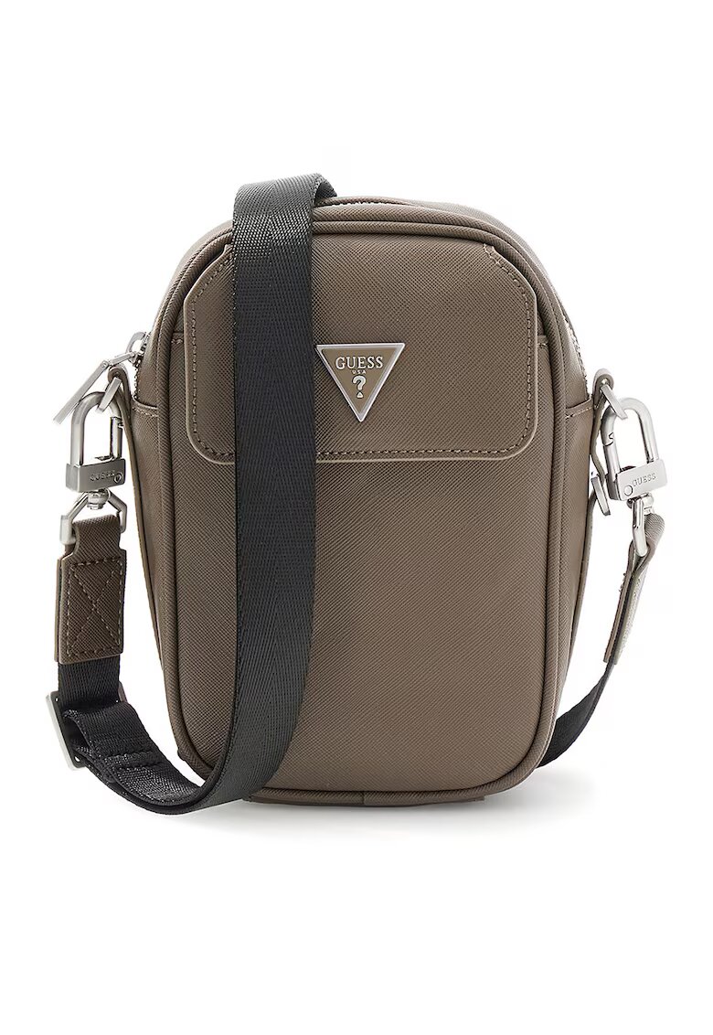 GUESS Geanta crossbody cu bareta ajustabila Milano - Grej