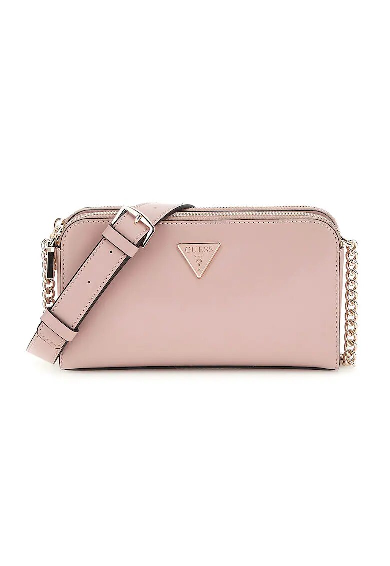 GUESS Geanta crossbody cu bareta din lant Daryna - Roz