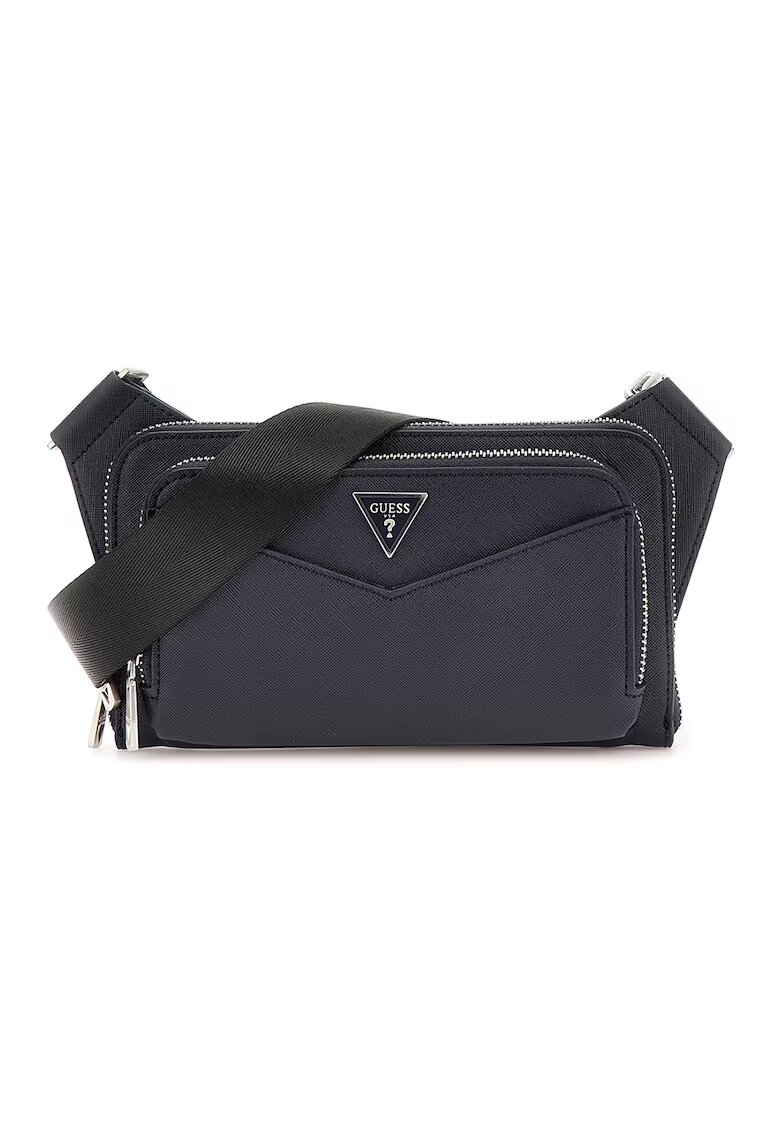 GUESS Geanta crossbody de piele ecologica Siena - Bleumarin