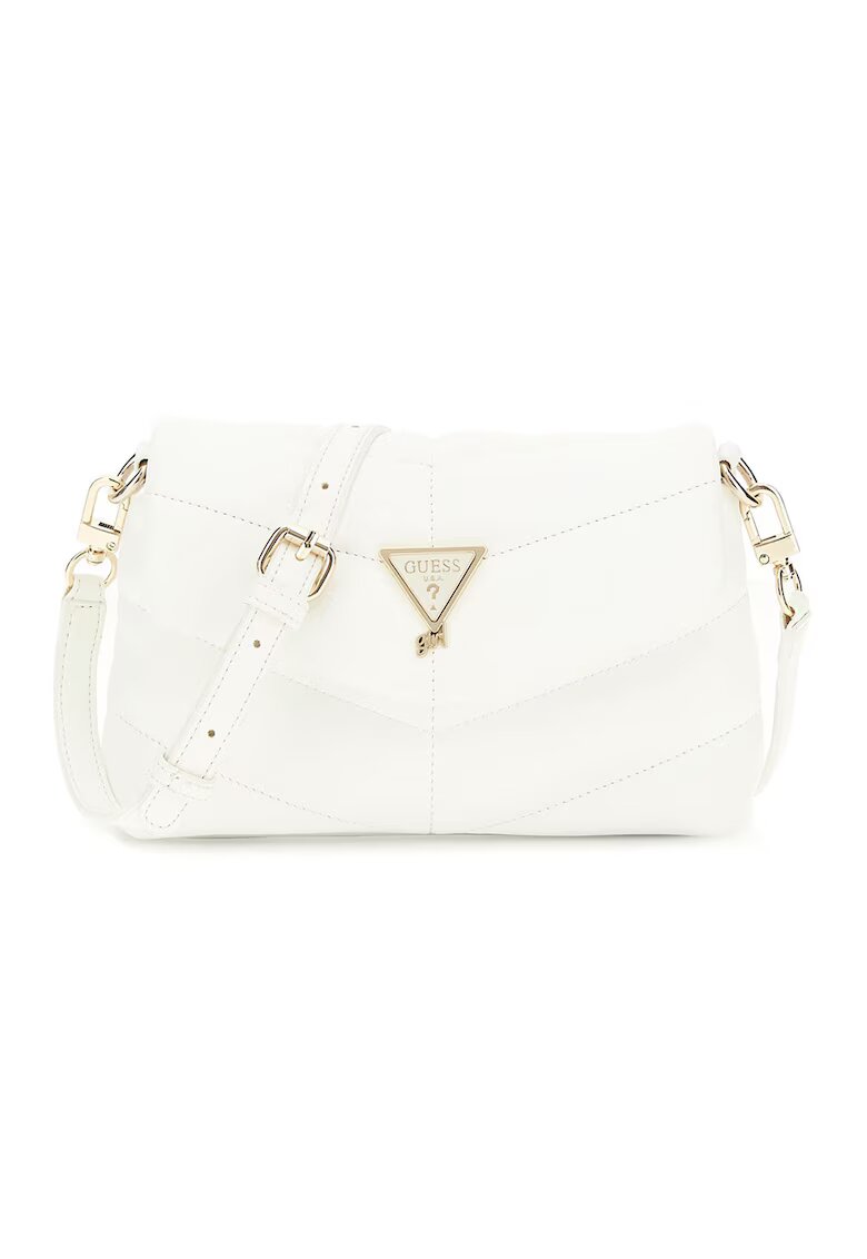 GUESS Geanta crossbody din piele ecologica - Alb