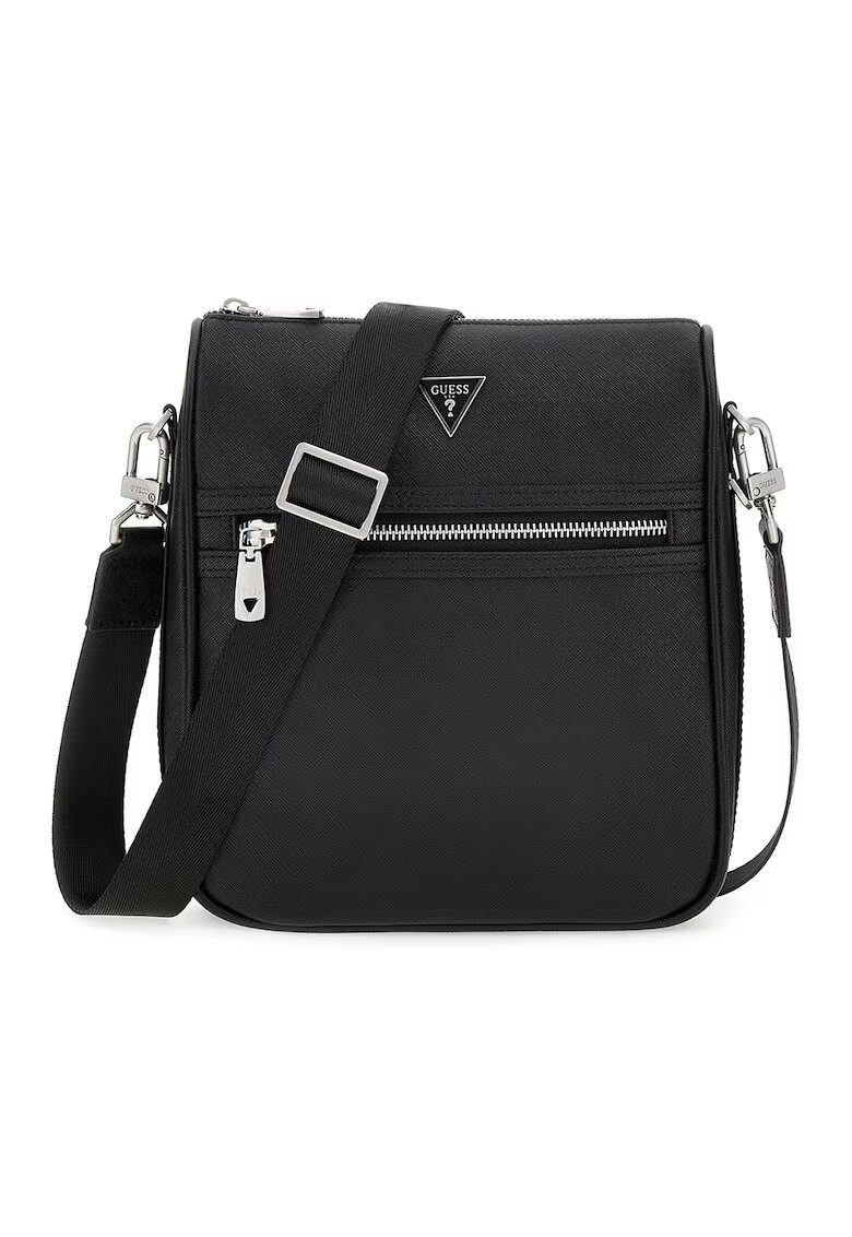 GUESS Geanta crossbody din piele ecologica cu bareta ajustabila - Negru