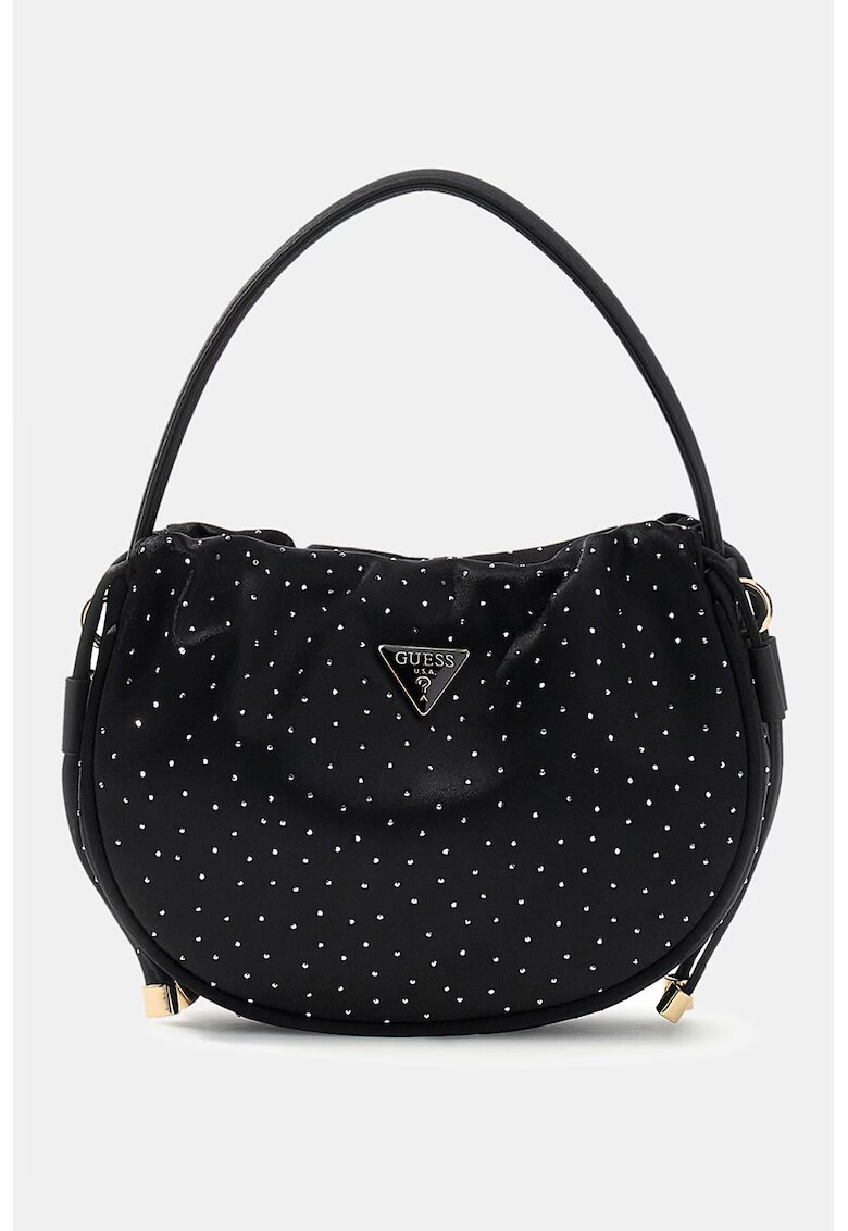GUESS Geanta cu maner si bareta detasabila Elsie - Negru