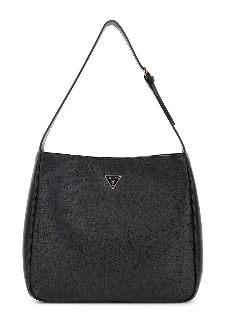 GUESS Geanta hobo de piele ecologica Fedora - Negru