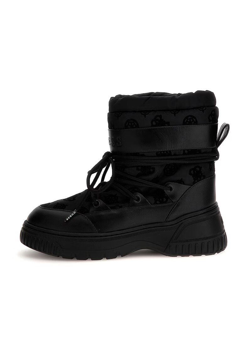 GUESS Ghete cu model monograma - Negru