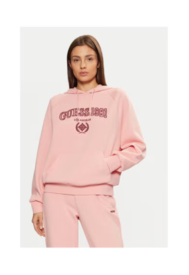 GUESS Hanorac cu gluga si buzunare