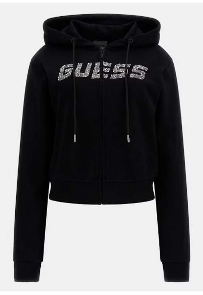 GUESS Hanorac cu logo stralucitor