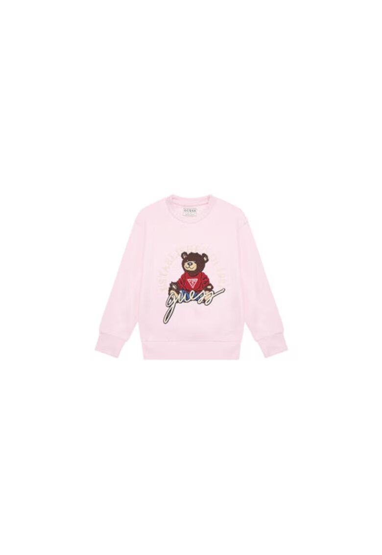 GUESS Hanorac cu maneci lungi si imprimeu grafic