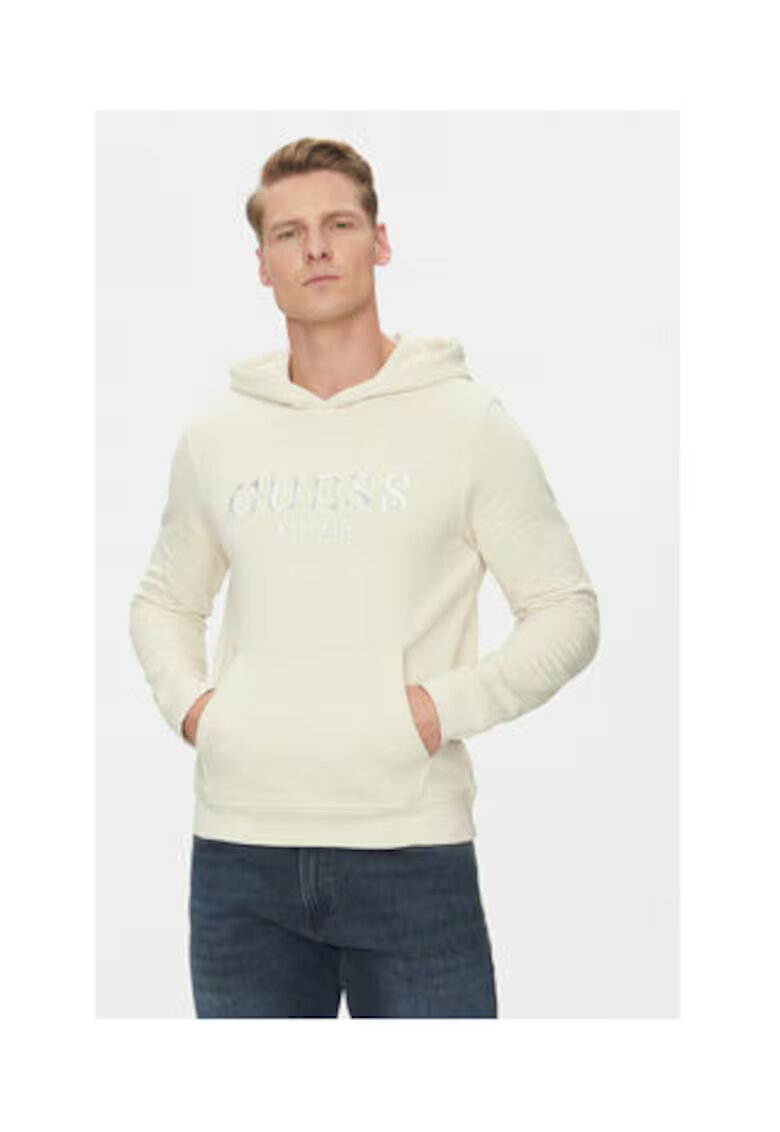 GUESS Hanorac din amestec de bumbac organic
