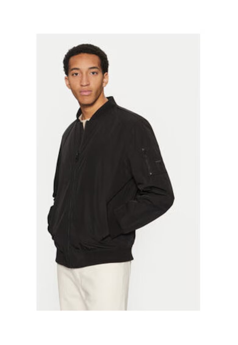GUESS Jacheta bomber regular fit cu fermoar