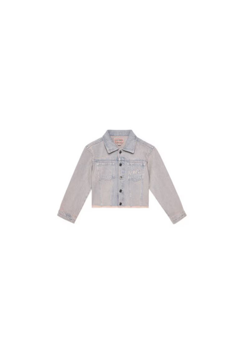 GUESS Jacheta cu guler clasic