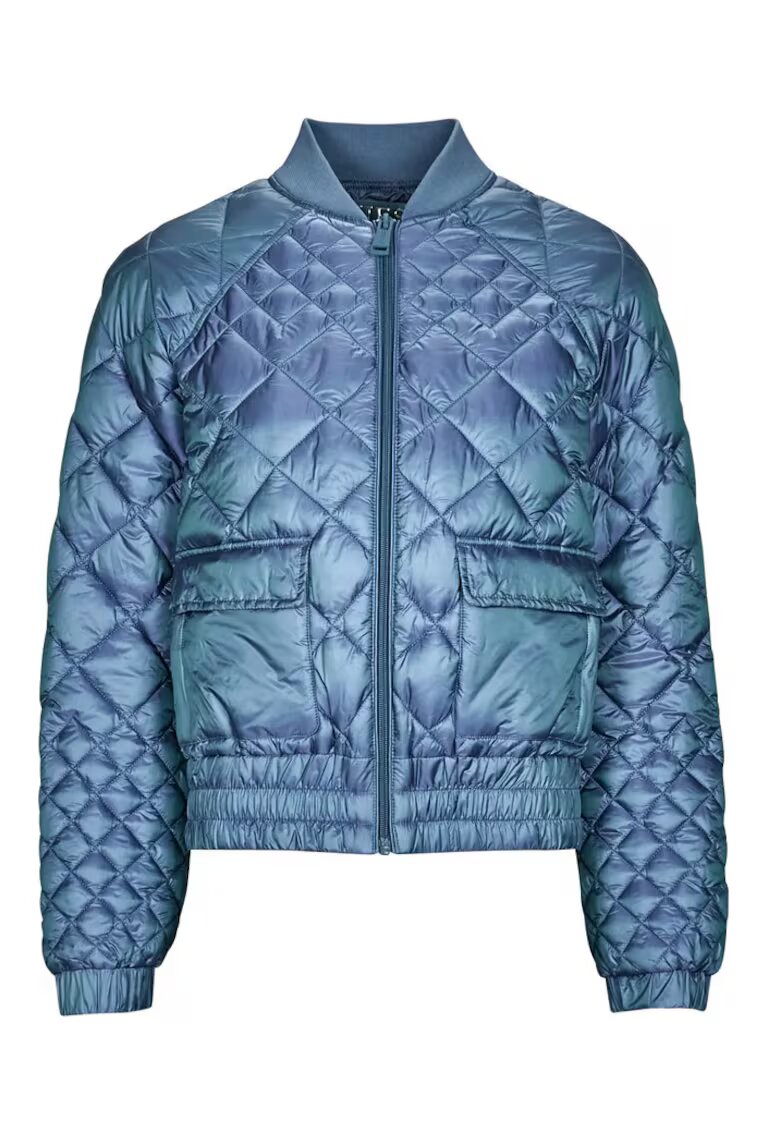 GUESS Jacheta pentru femei - material poliester - culoare albastru - Albastru