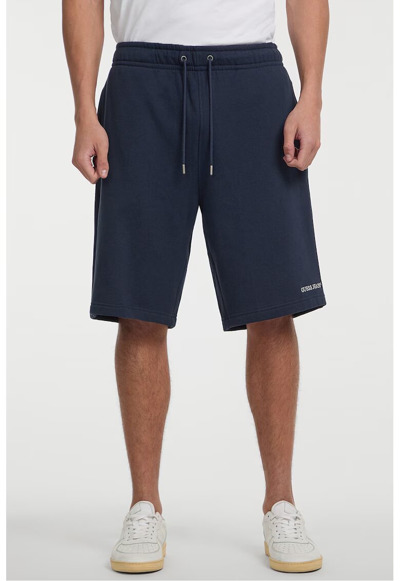 GUESS JEANS Bermude sport de bumbac - Bleumarin