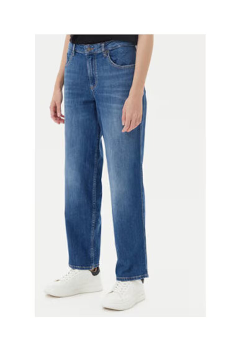 GUESS JEANS Blugi cu talie medie si croiala dreapta