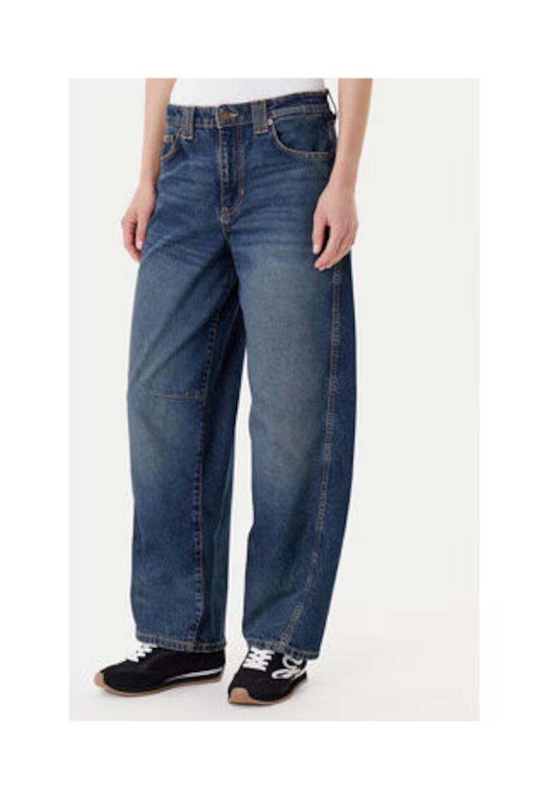 GUESS JEANS Blugi cu talie medie si croiala evazata