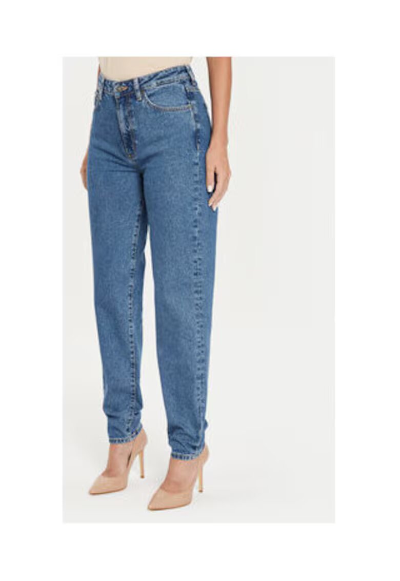 GUESS JEANS Blugi din denim relaxed fit cu talie medie cu buzunare