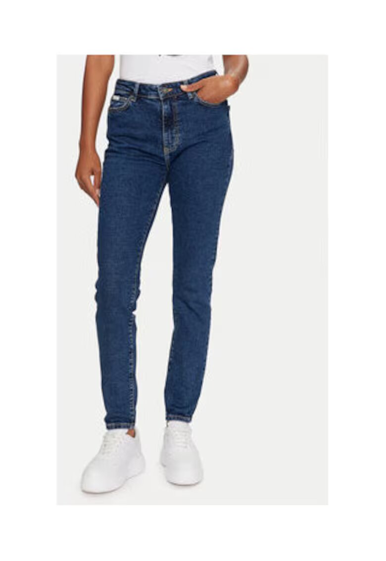 GUESS JEANS Blugi din denim skinny cu talie medie cu buzunare