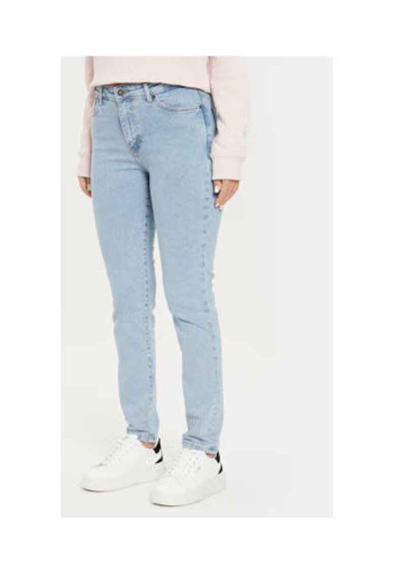 GUESS JEANS Blugi din denim slim fit cu talie medie cu buzunare