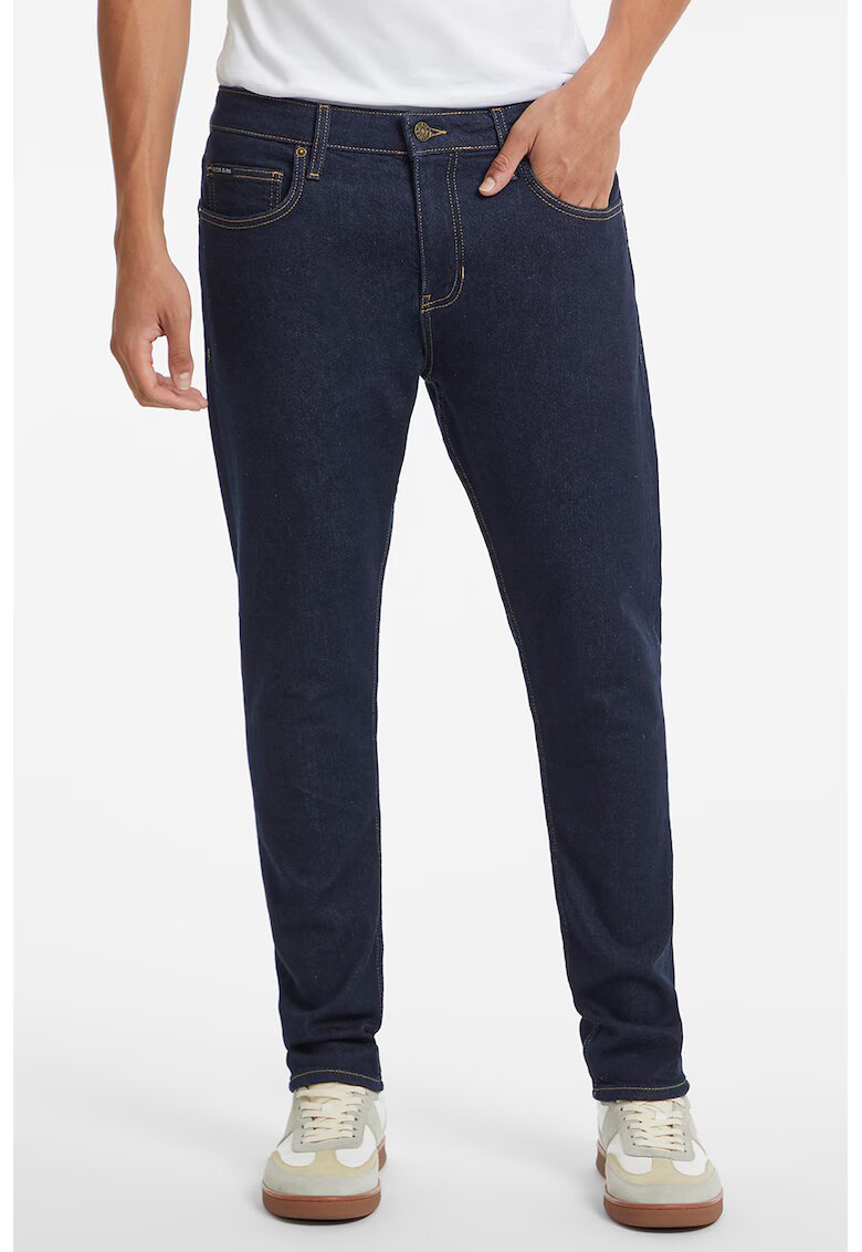 GUESS JEANS Blugi slim fit cu talie medie - Bleumarin