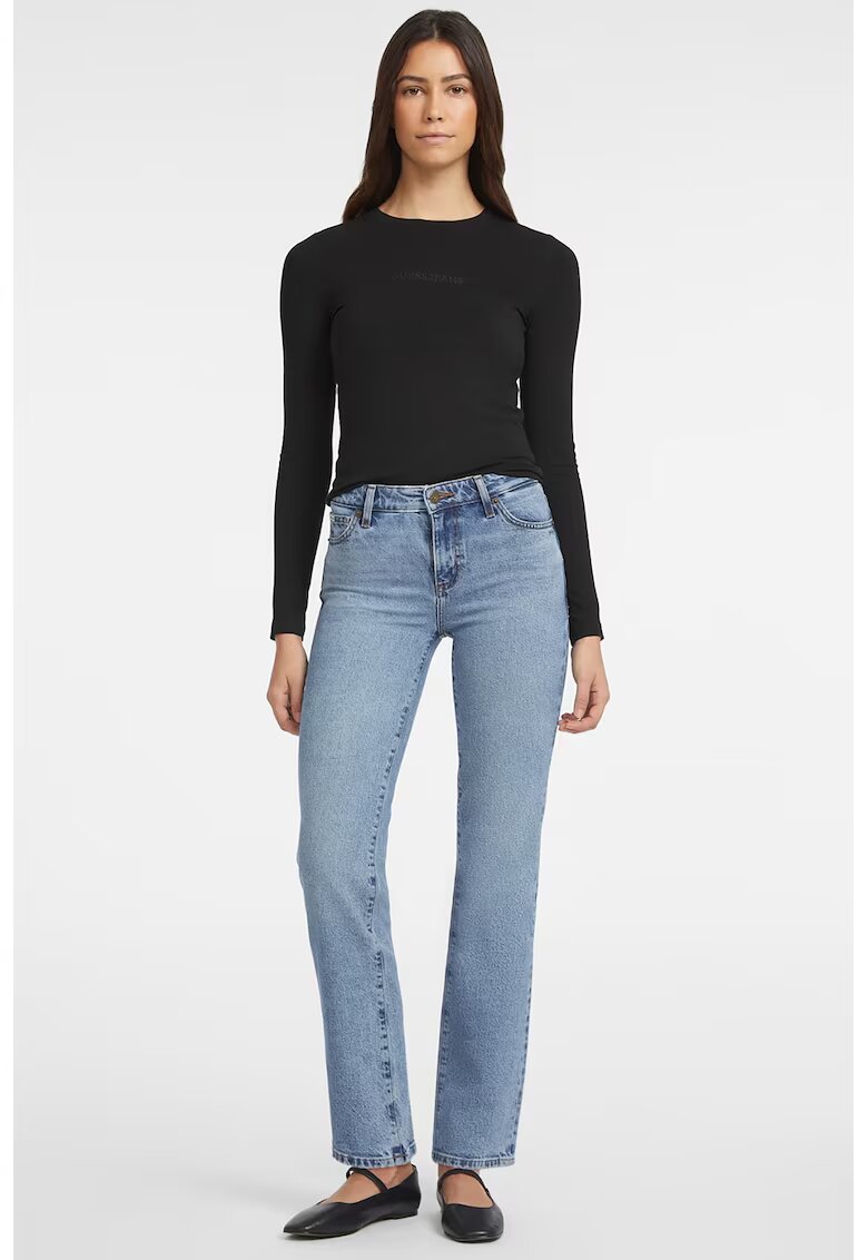 GUESS JEANS Bluza slim-fit - Negru