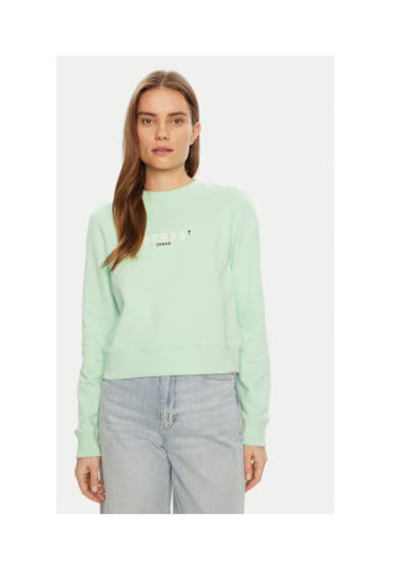 GUESS JEANS Bluzon cu logo brodat