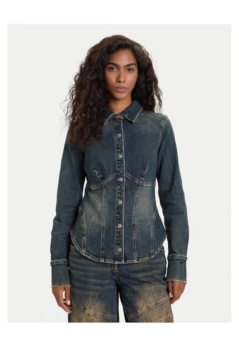 GUESS JEANS Camasa dama - bleumarin