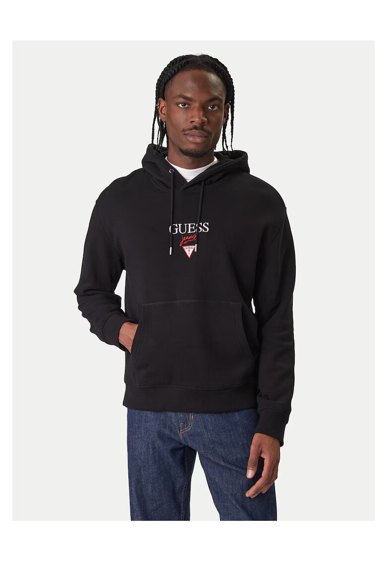 GUESS JEANS Hanorac barbati negru