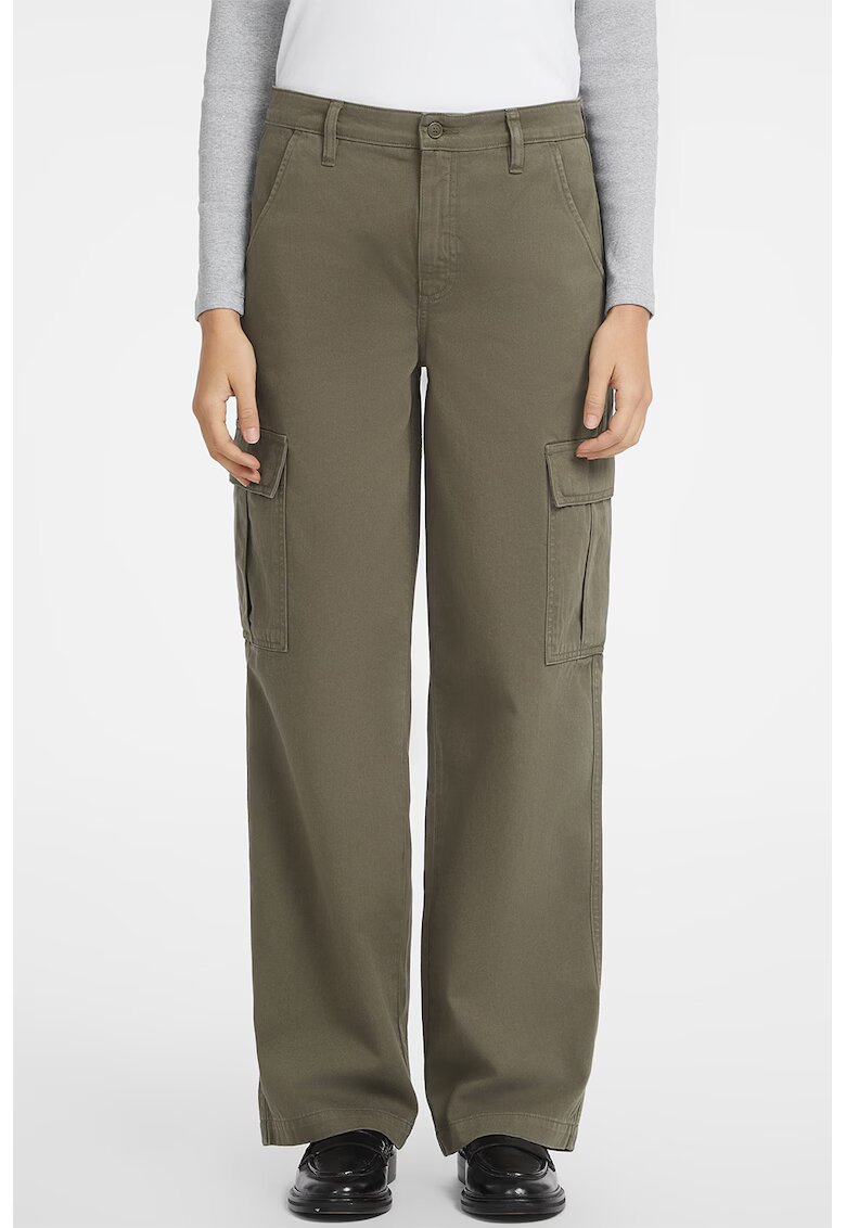 GUESS JEANS Pantaloni cargo drepti - Kaki