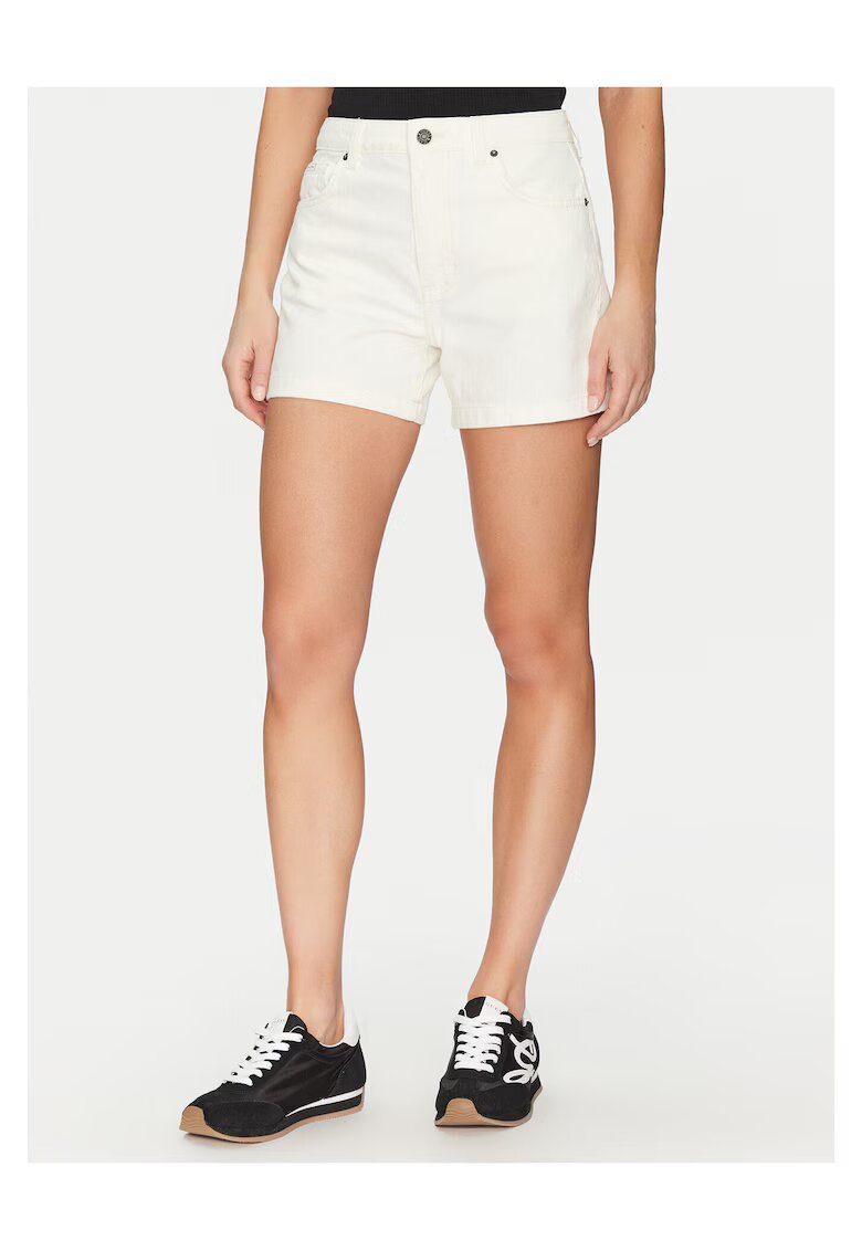 GUESS JEANS Pantaloni scurti dama - bumbac - alb