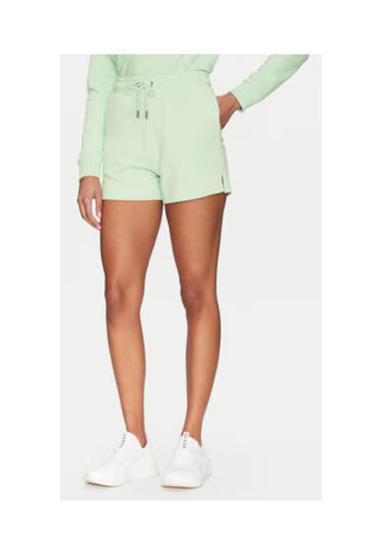 GUESS JEANS Pantaloni scurti din bumbac cu snur