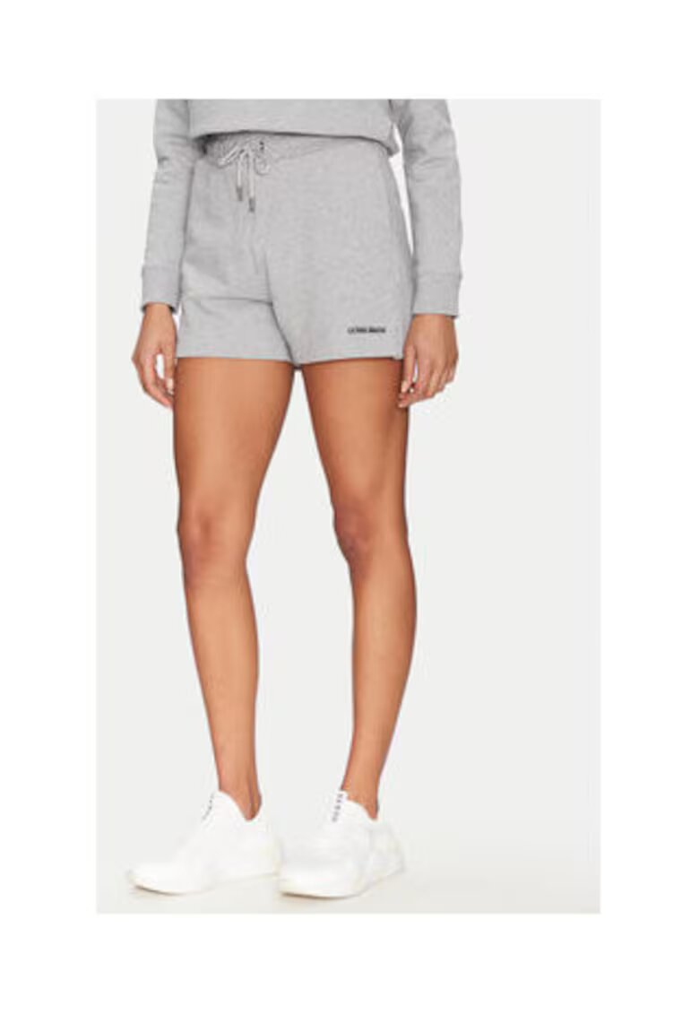 GUESS JEANS Pantaloni scurti din bumbac organic cu snur