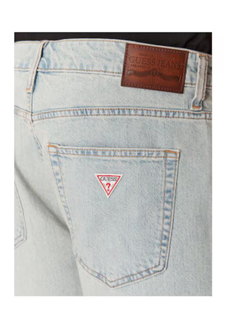 GUESS JEANS Pantaloni scurti din denim cu buzunare